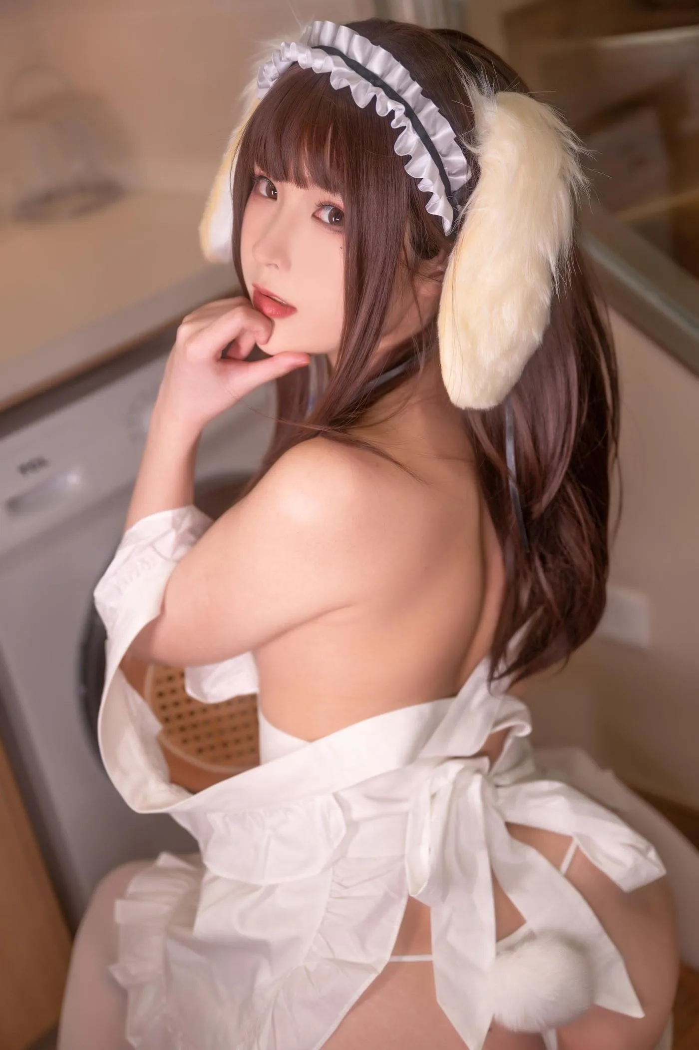 Quan冉有点饿 – NO.04 兔耳女仆 [31P]插图5